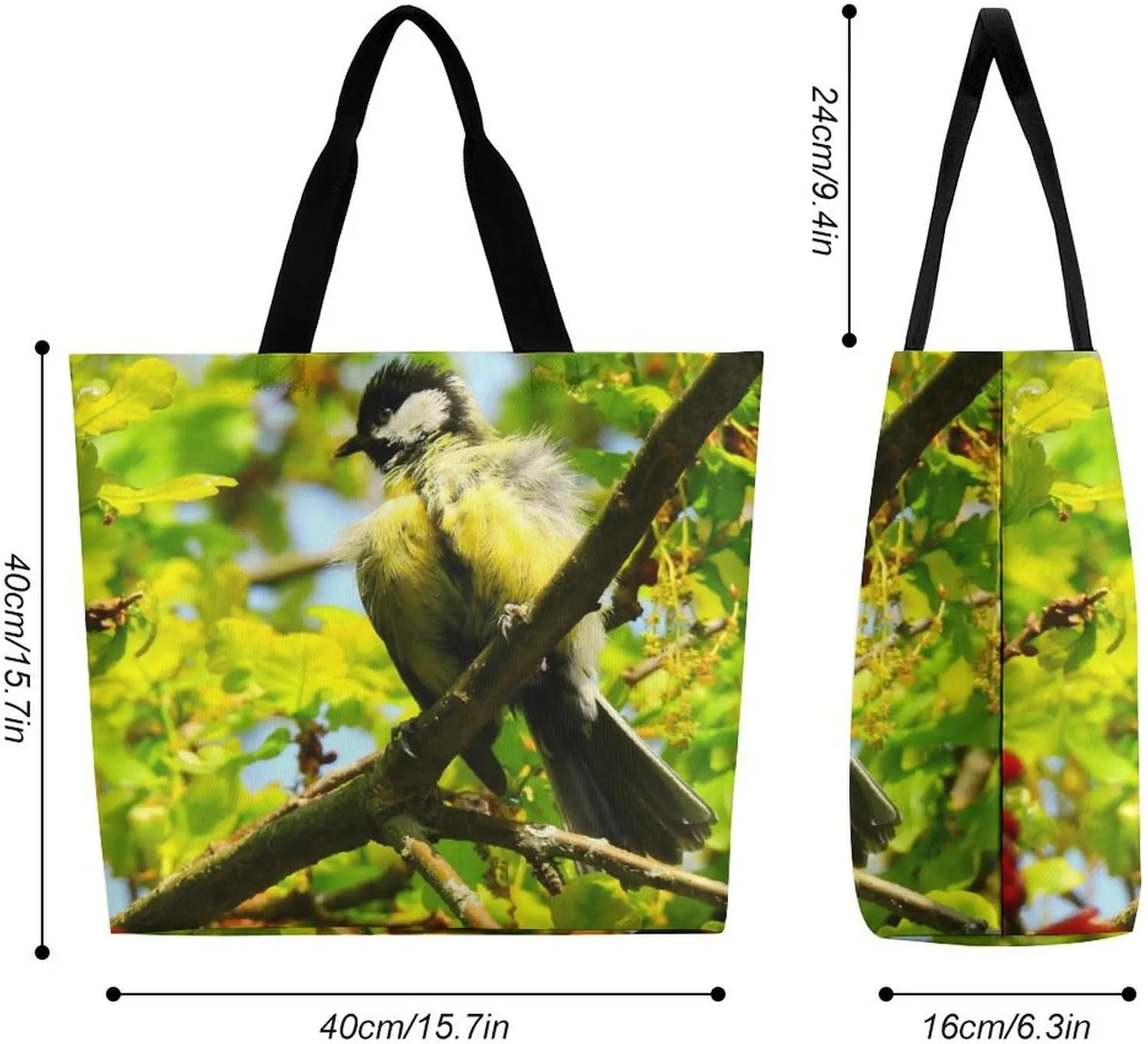 Large Capacity Shopping Tote Bag for Women, Girls