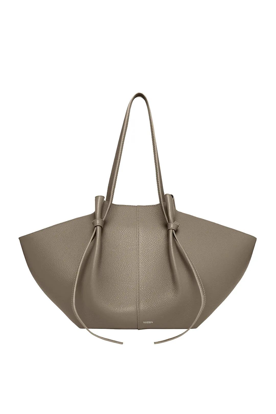 Large Mochi Pebbled Grained Leather Handbag