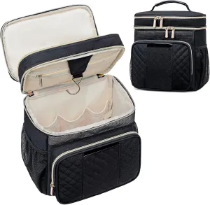 Large Toiletry Bag for Women Men, Waterproof Portable Shower Caddy for College Dorm,Bathroom Bag,Quick Dry Shower Bag Hanging Toiletry Bags For Traveling Gym Camping Travel (Black)