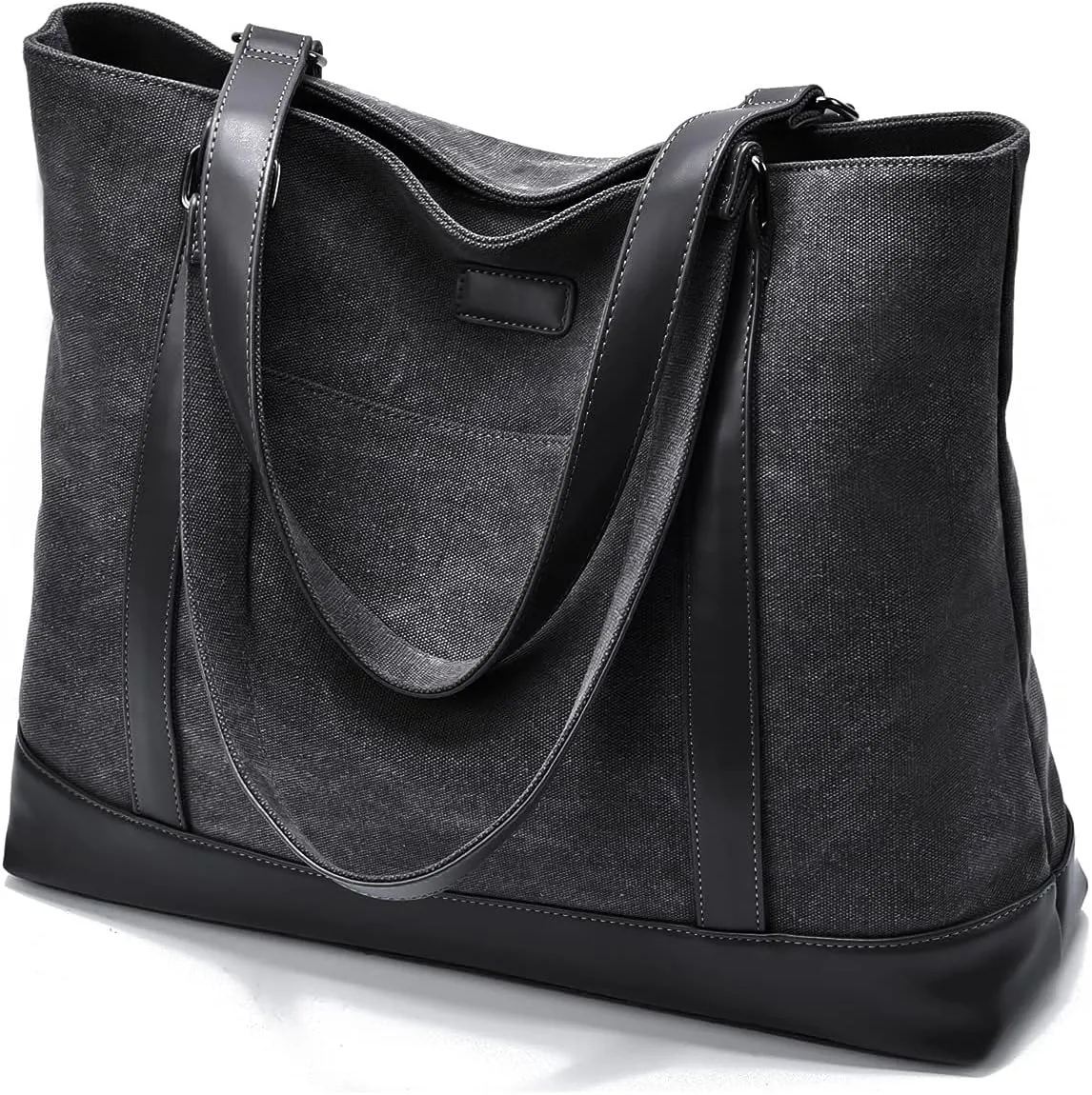 Large Tote Bags for Women 15.6 Inch Laptop Bag Lightweight Canvas Professional Work Briefcase