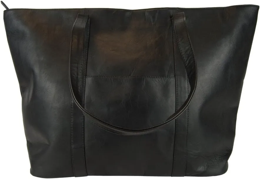 Latico Leathers Suburban Leather Tote Bag for Women (Natural)