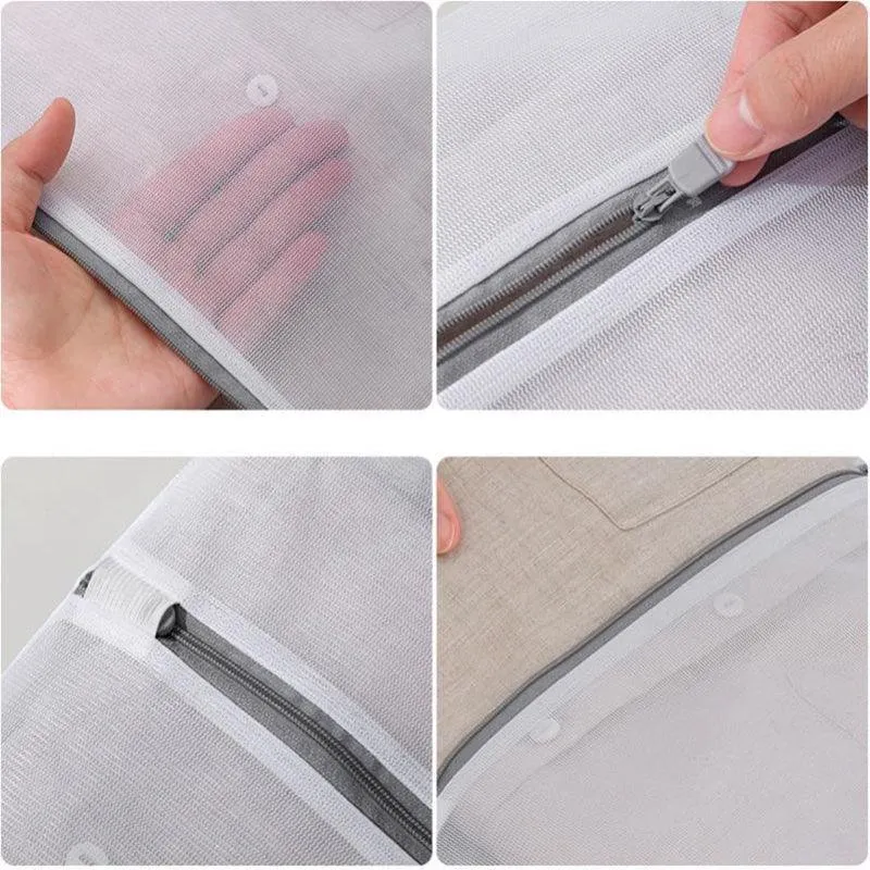 Laundry Bags With Zippers 5PCS 2Colours