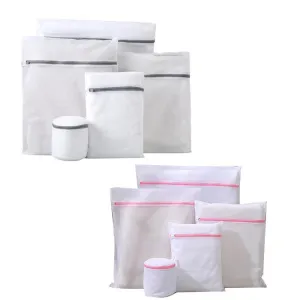 Laundry Bags With Zippers 5PCS 2Colours