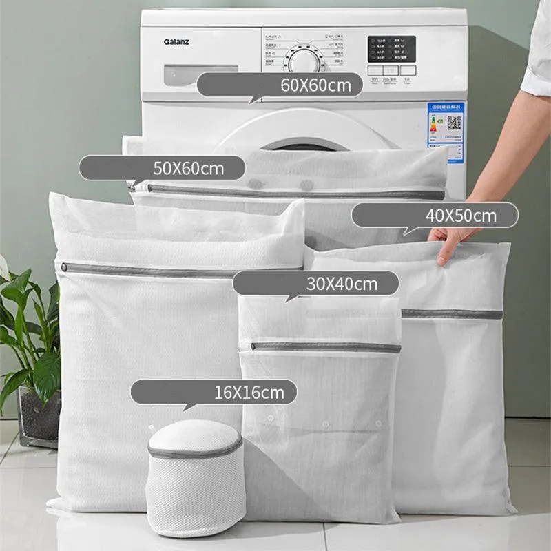 Laundry Bags With Zippers 5PCS 2Colours
