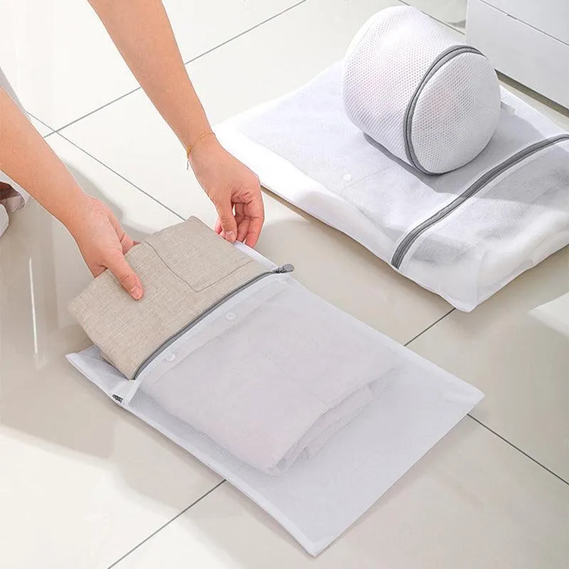 Laundry Bags With Zippers 5PCS 2Colours