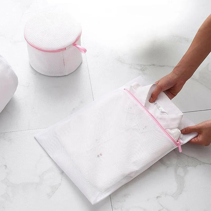 Laundry Bags With Zippers 5PCS 2Colours