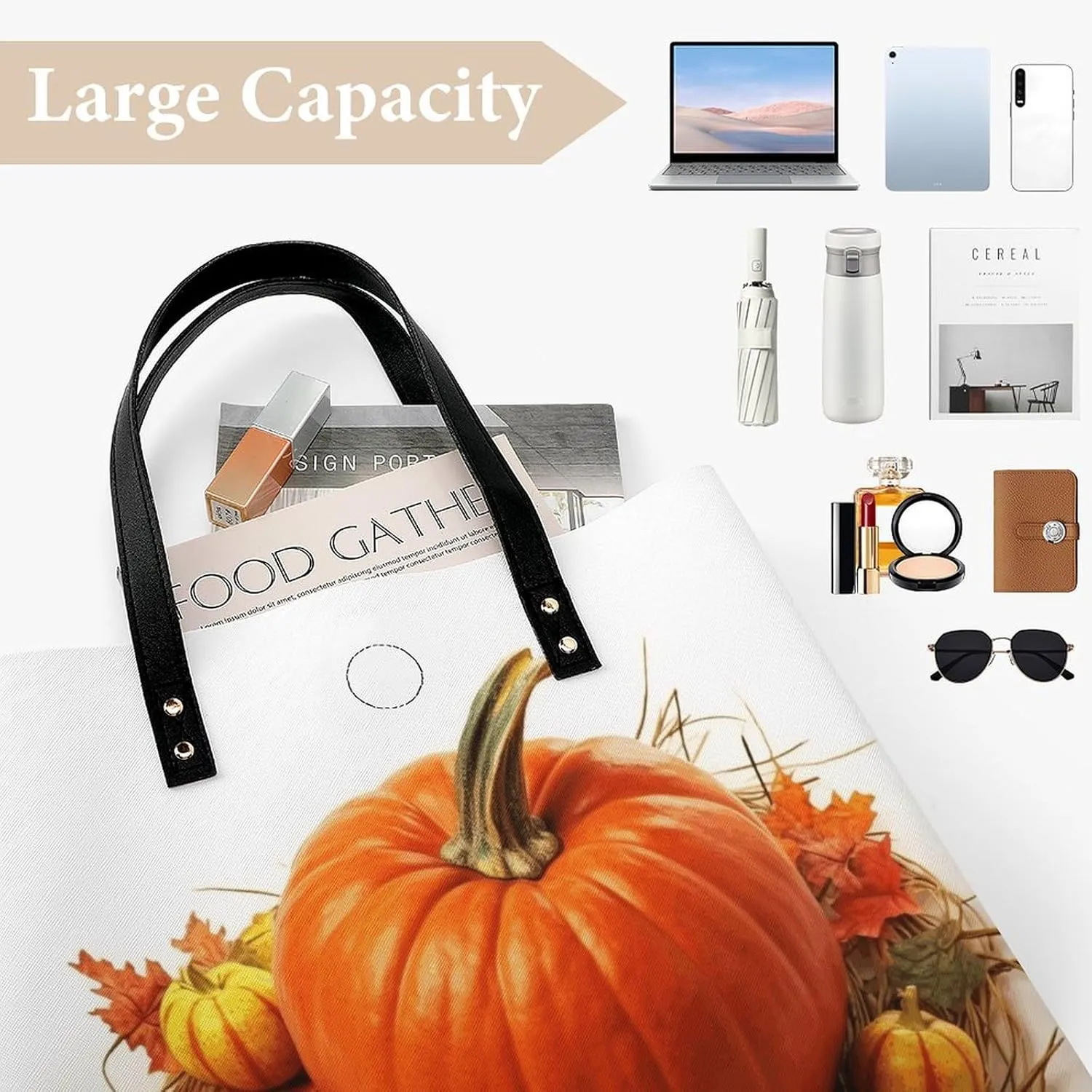 Leather Handbag for Women Tote Bag with Magnetic Buckle Cute Cockatiel Crossbody Bag Shoulder Bag