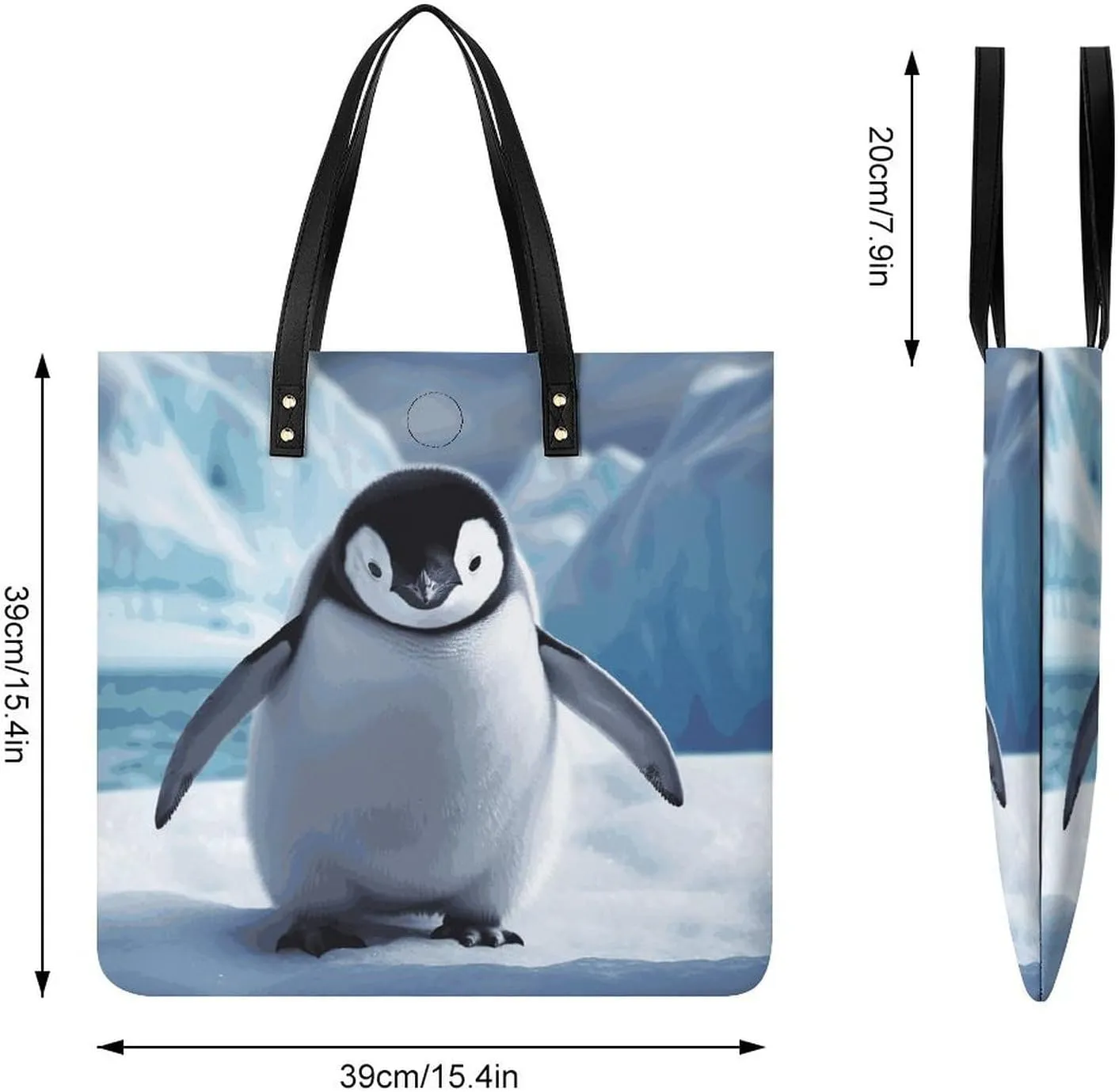Leather Handbag for Women Tote Bag with Magnetic Buckle Egyptian Pyramids Crossbody Bag Shoulder Bags