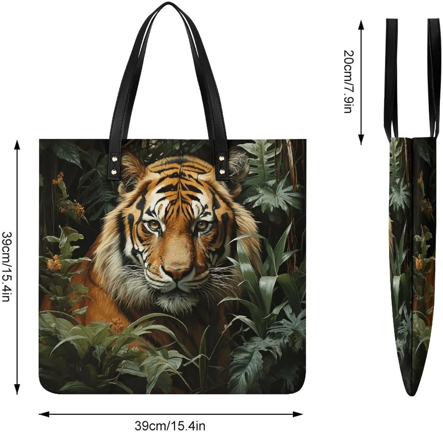 Leather Handbag for Women Tote Bag with Magnetic Buckle Egyptian Pyramids Crossbody Bag Shoulder Bags