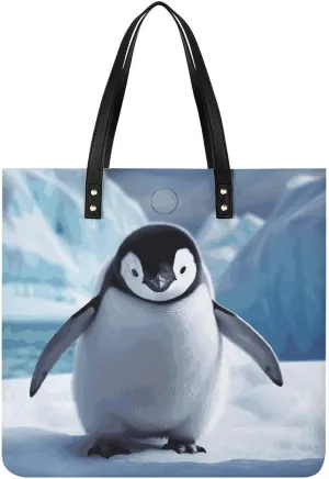 Leather Handbag for Women Tote Bag with Magnetic Buckle Egyptian Pyramids Crossbody Bag Shoulder Bags