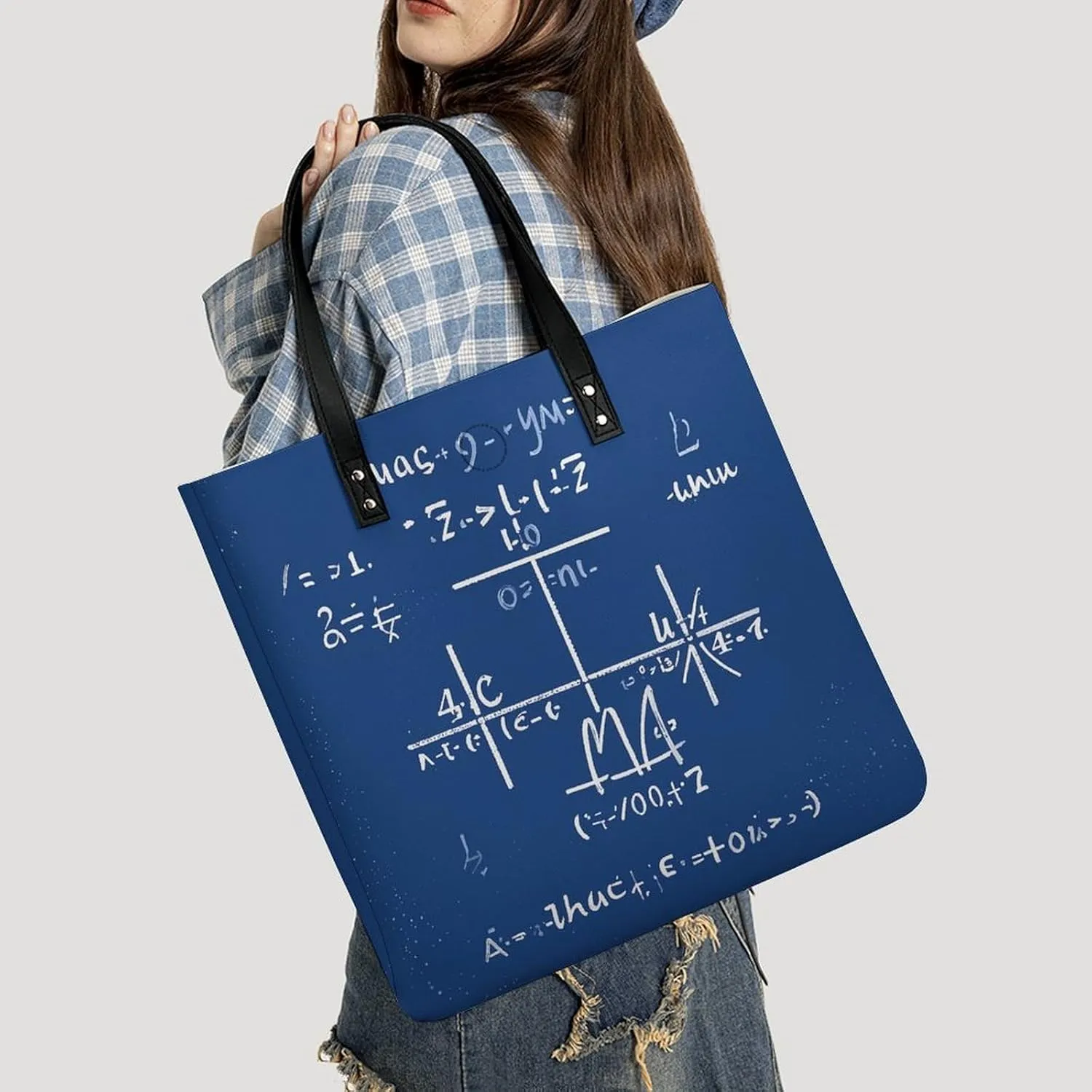 Leather Handbag for Women Tote Bag with Magnetic Buckle Egyptian Scarab Crossbody Bag Shoulder Bags