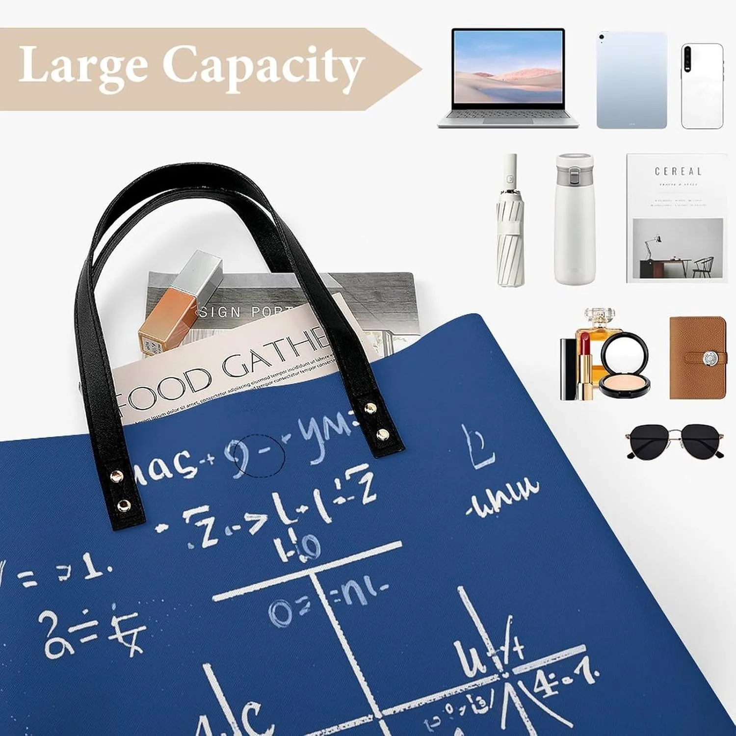Leather Handbag for Women Tote Bag with Magnetic Buckle Egyptian Scarab Crossbody Bag Shoulder Bags