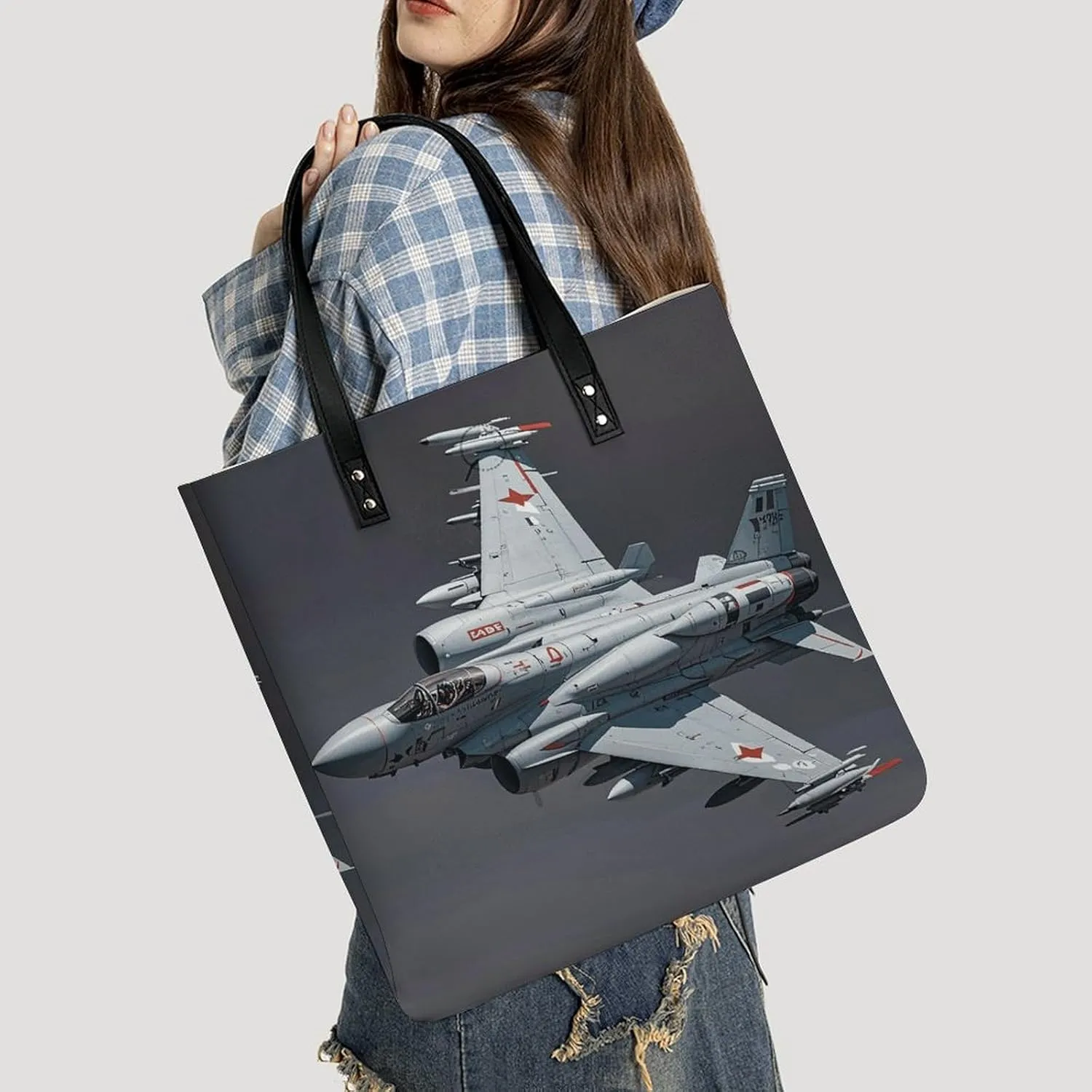 Leather Handbag for Women Tote Bag with Magnetic Buckle Explosion Firework 3D Crossbody Bag Shoulder Bags
