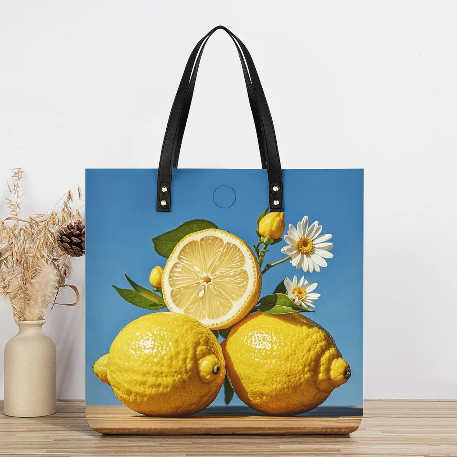 Leather Handbag for Women Tote Bag with Magnetic Buckle Explosion Firework 3D Crossbody Bag Shoulder Bags