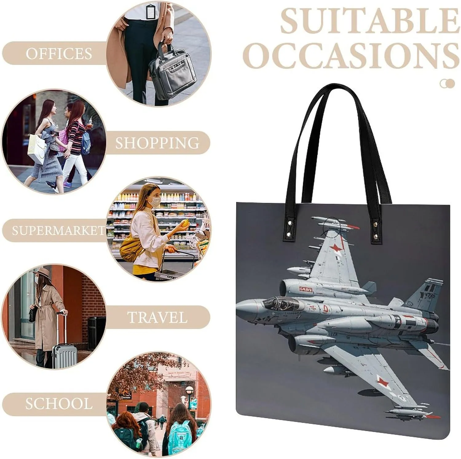 Leather Handbag for Women Tote Bag with Magnetic Buckle Explosion Firework 3D Crossbody Bag Shoulder Bags