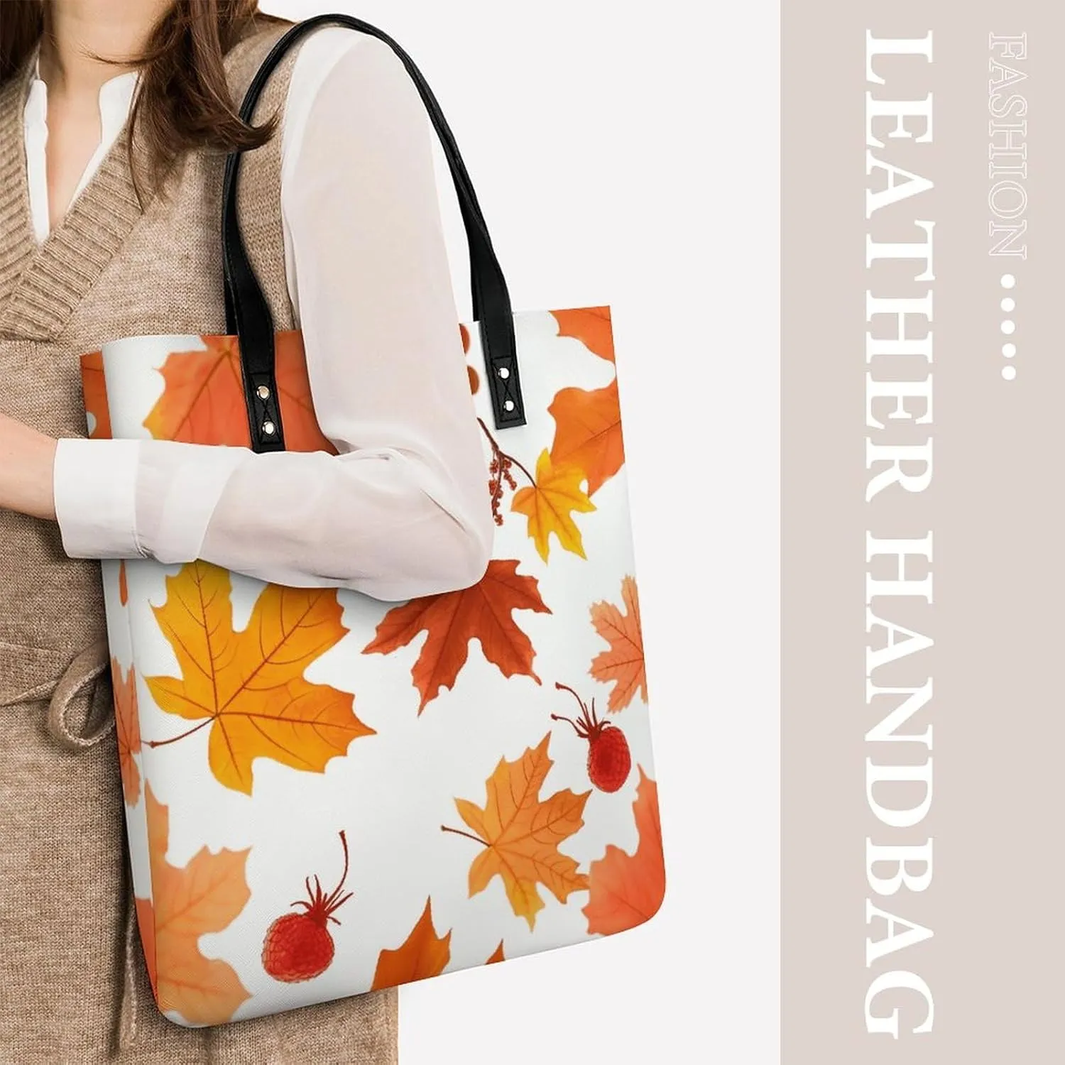 Leather Handbag for Women Tote Bag with Magnetic Buckle Germany Flag Eagle Crossbody Bag Shoulder Bags