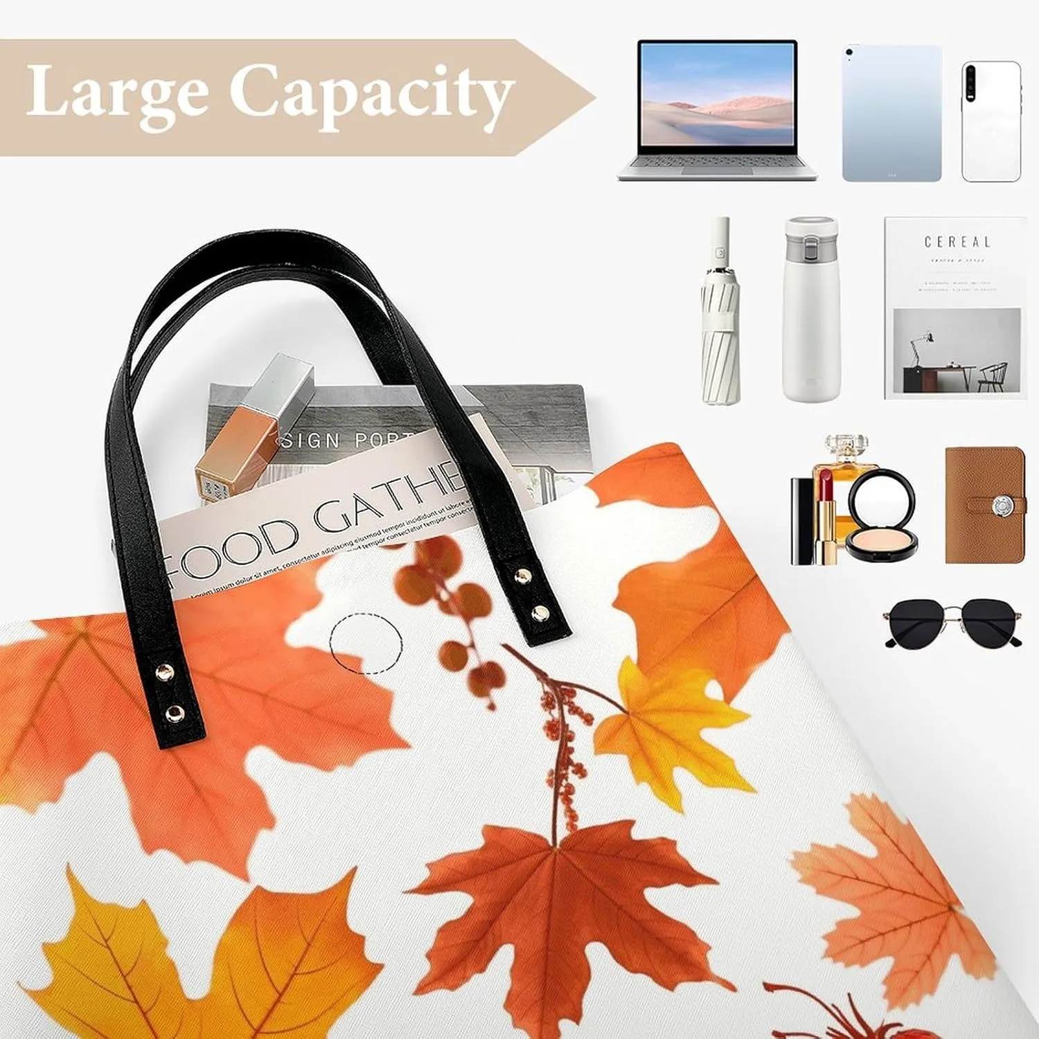 Leather Handbag for Women Tote Bag with Magnetic Buckle Germany Flag Eagle Crossbody Bag Shoulder Bags