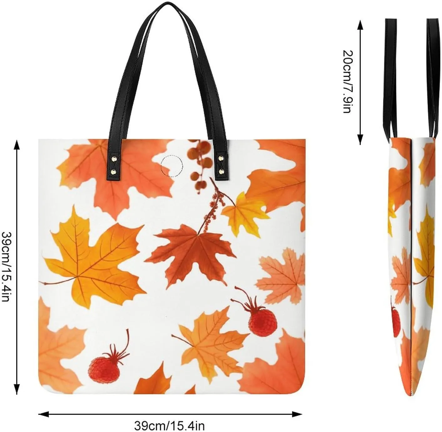 Leather Handbag for Women Tote Bag with Magnetic Buckle Germany Flag Eagle Crossbody Bag Shoulder Bags