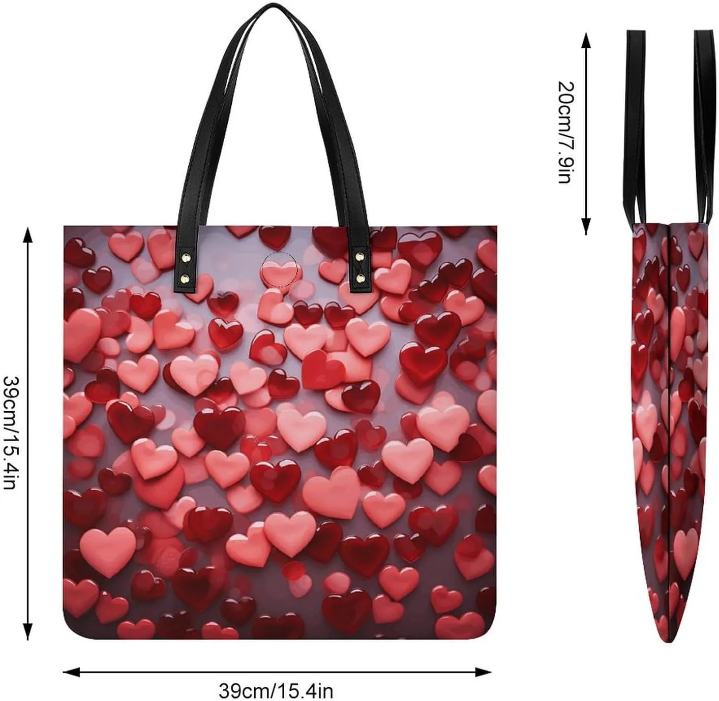 Leather Handbag for Women Tote Bag with Magnetic Buckle Peacock Pattern Crossbody Bag Shoulder Bag