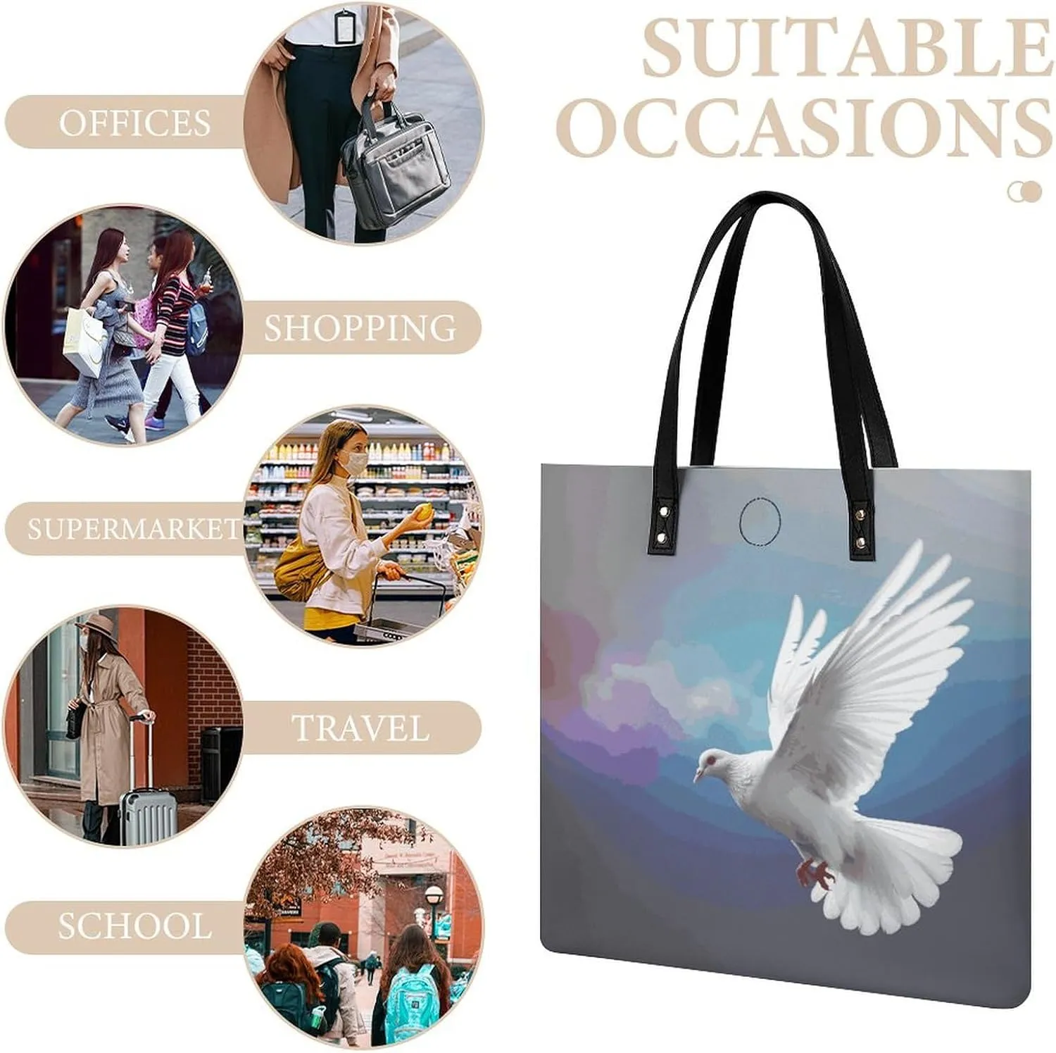 Leather Handbag for Women Tote Bag with Magnetic Buckle Rainbow Color Plaid-png Crossbody Bag Shoulder Bags