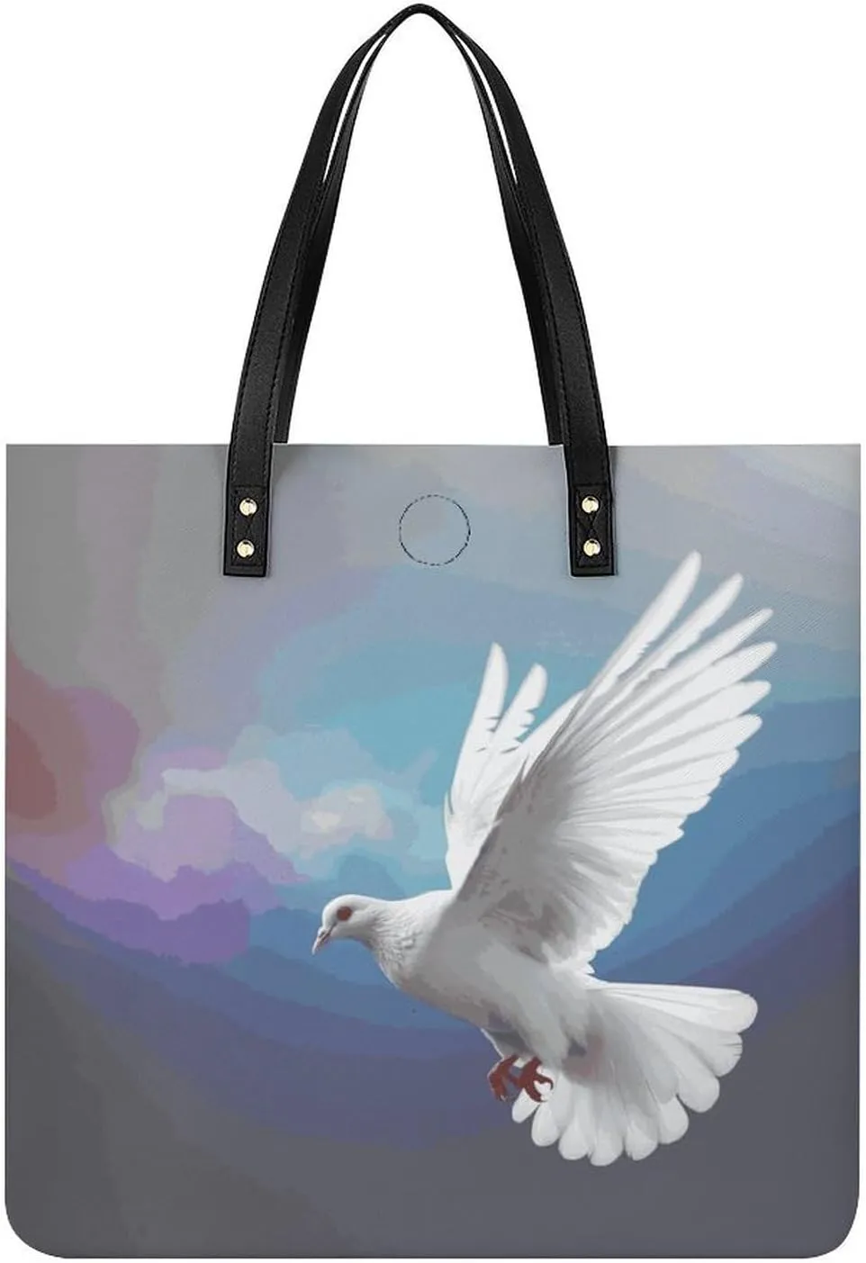 Leather Handbag for Women Tote Bag with Magnetic Buckle Rainbow Color Plaid-png Crossbody Bag Shoulder Bags