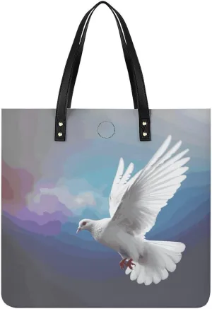 Leather Handbag for Women Tote Bag with Magnetic Buckle Rainbow Color Plaid-png Crossbody Bag Shoulder Bags