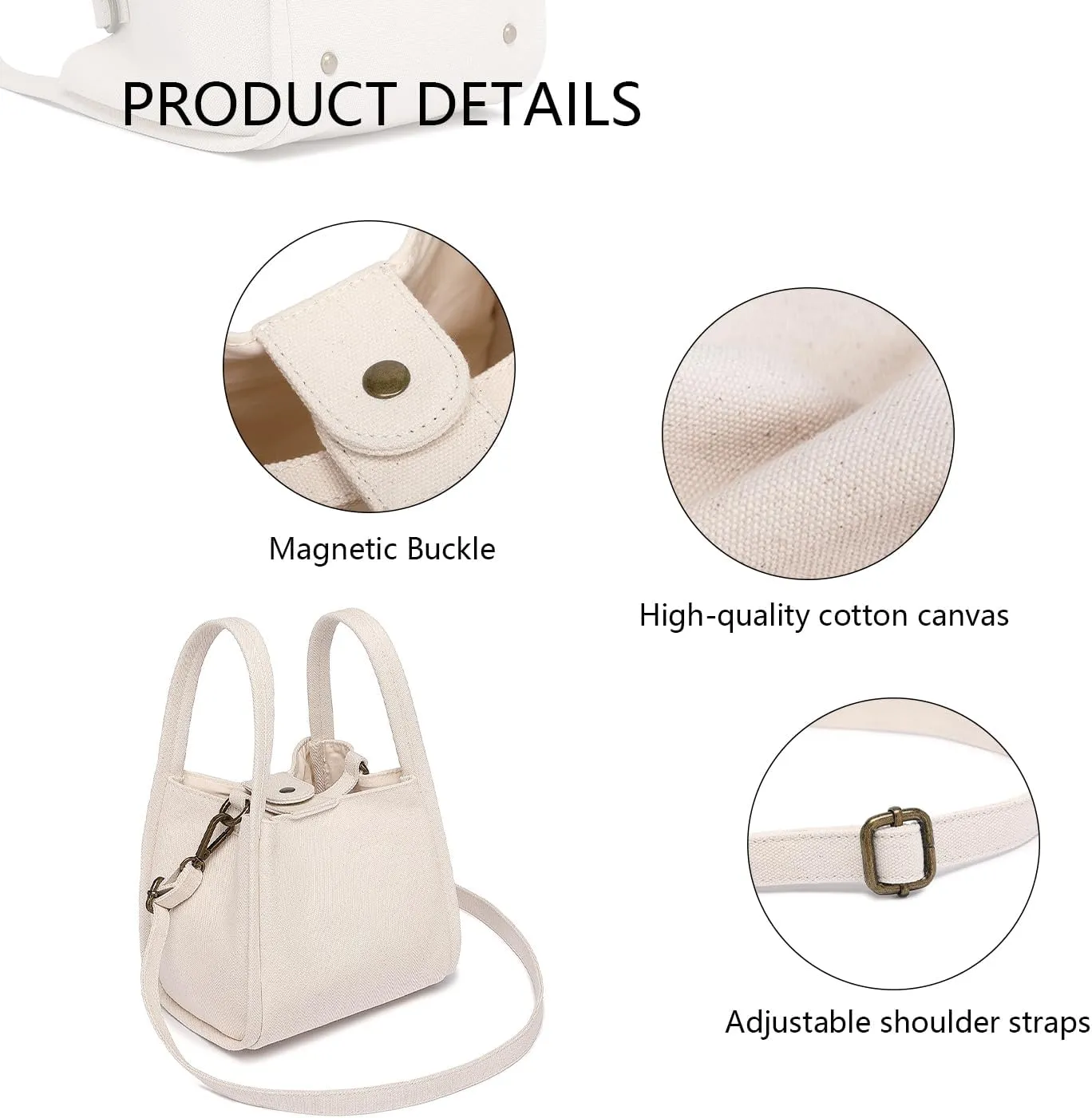 Leather Tote Bag Slouchy Handbag with Zipper Stylish for Women's