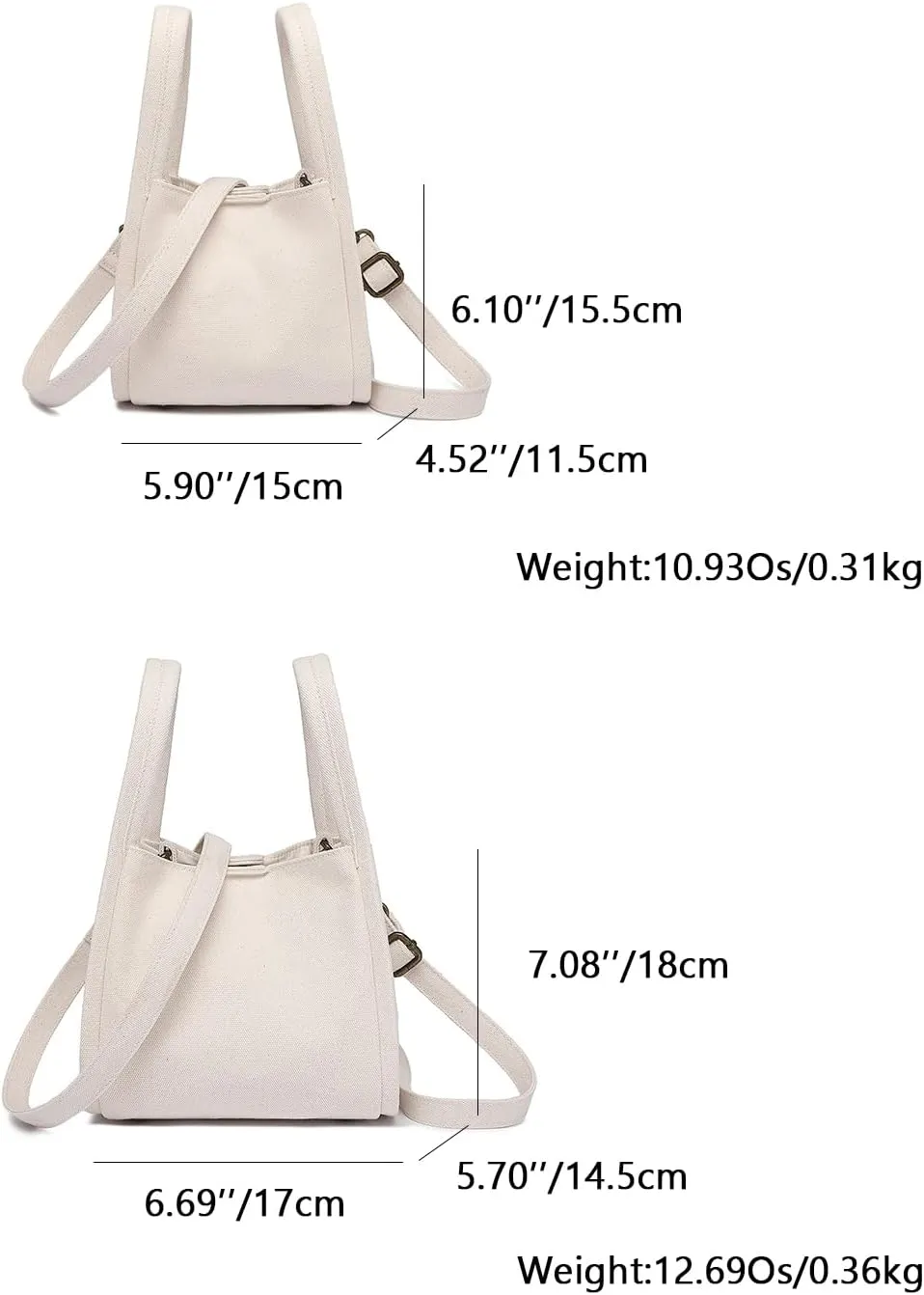 Leather Tote Bag Slouchy Handbag with Zipper Stylish for Women's