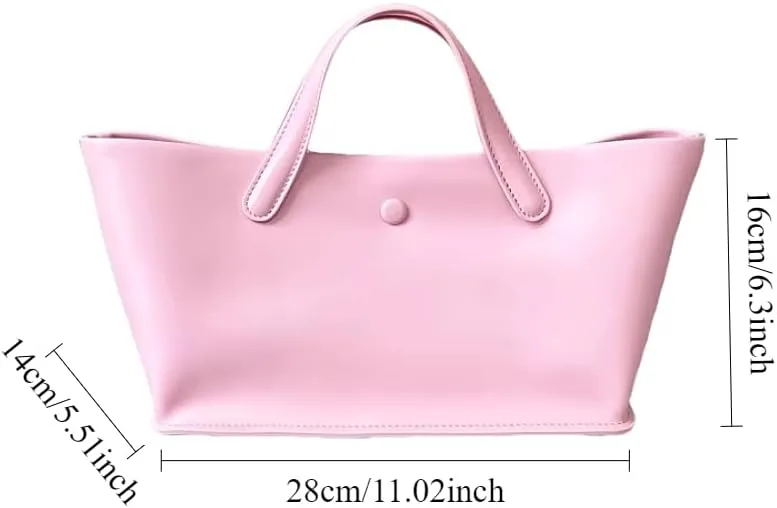 Leather Totes Handbag Commuting Shoulder Crossbody Armpit Bag Pillpw Bag Leisure Versatile Casual Chic Stylish Clutch