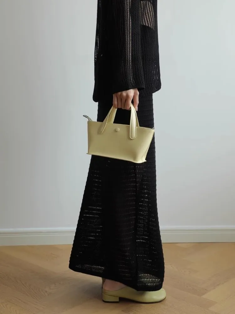 Leather Totes Handbag Commuting Shoulder Crossbody Armpit Bag Pillpw Bag Leisure Versatile Casual Chic Stylish Clutch