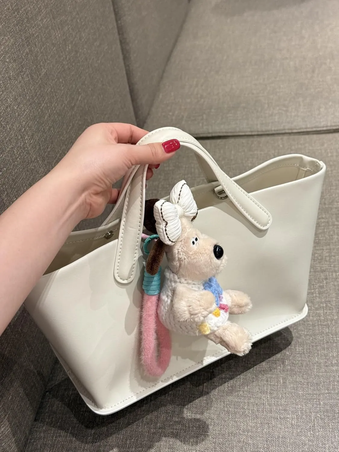 Leather Totes Handbag Commuting Shoulder Crossbody Armpit Bag Pillpw Bag Leisure Versatile Casual Chic Stylish Clutch