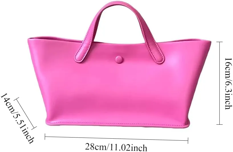 Leather Totes Handbag Commuting Shoulder Crossbody Armpit Bag Pillpw Bag Leisure Versatile Casual Chic Stylish Clutch