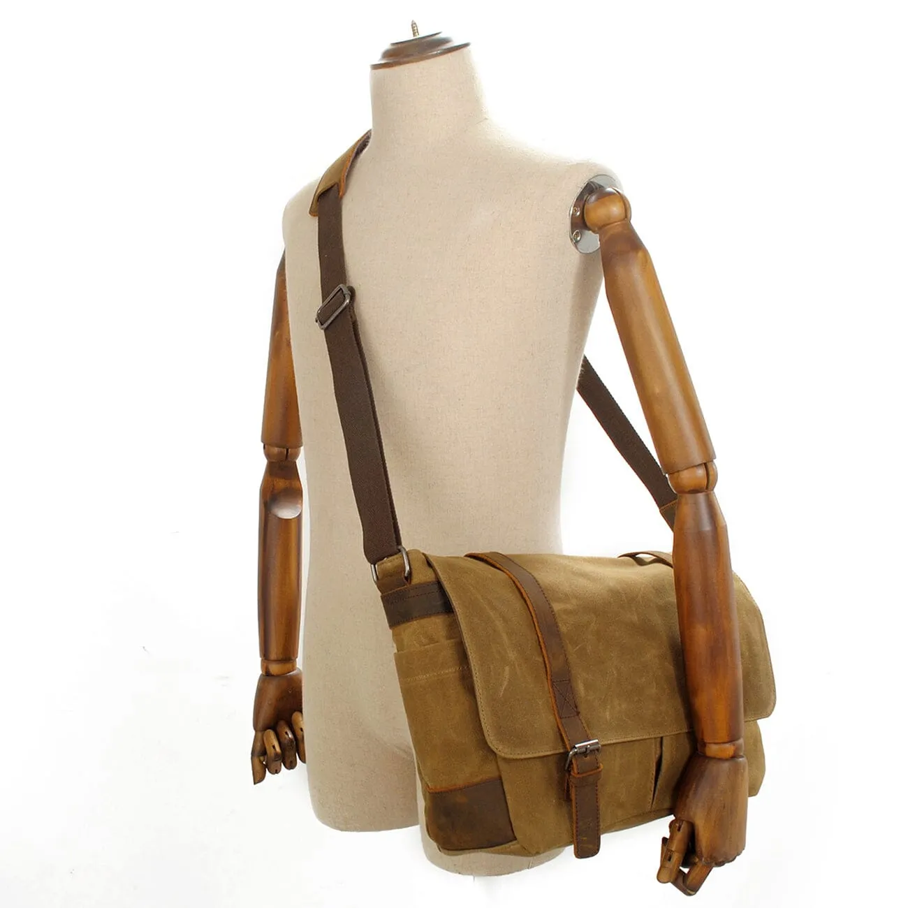 Leinwand-Laptop-Messenger-Tasche | CHICAGO