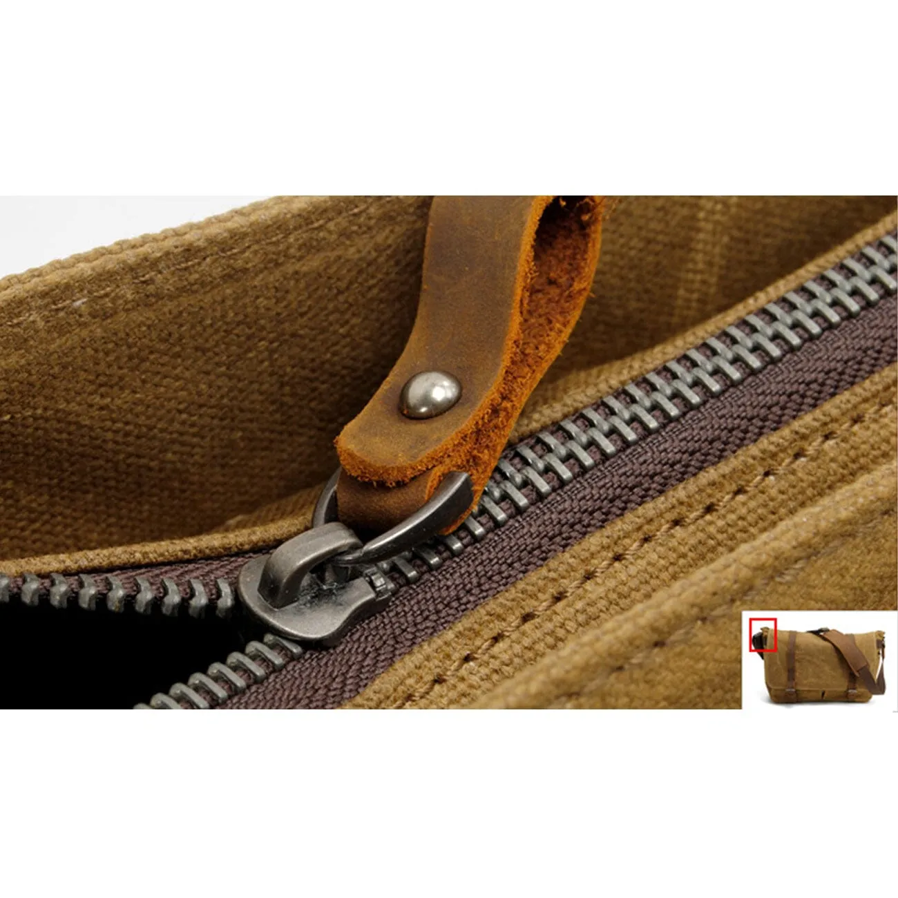 Leinwand-Laptop-Messenger-Tasche | CHICAGO