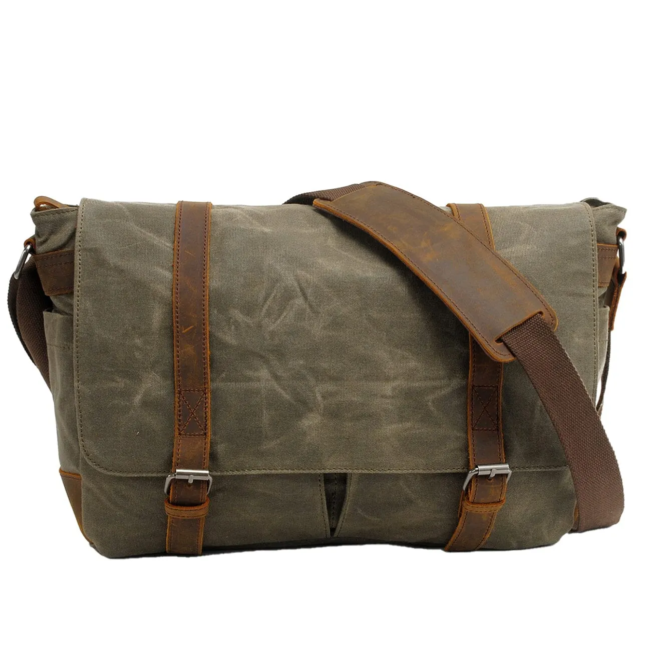Leinwand-Laptop-Messenger-Tasche | CHICAGO