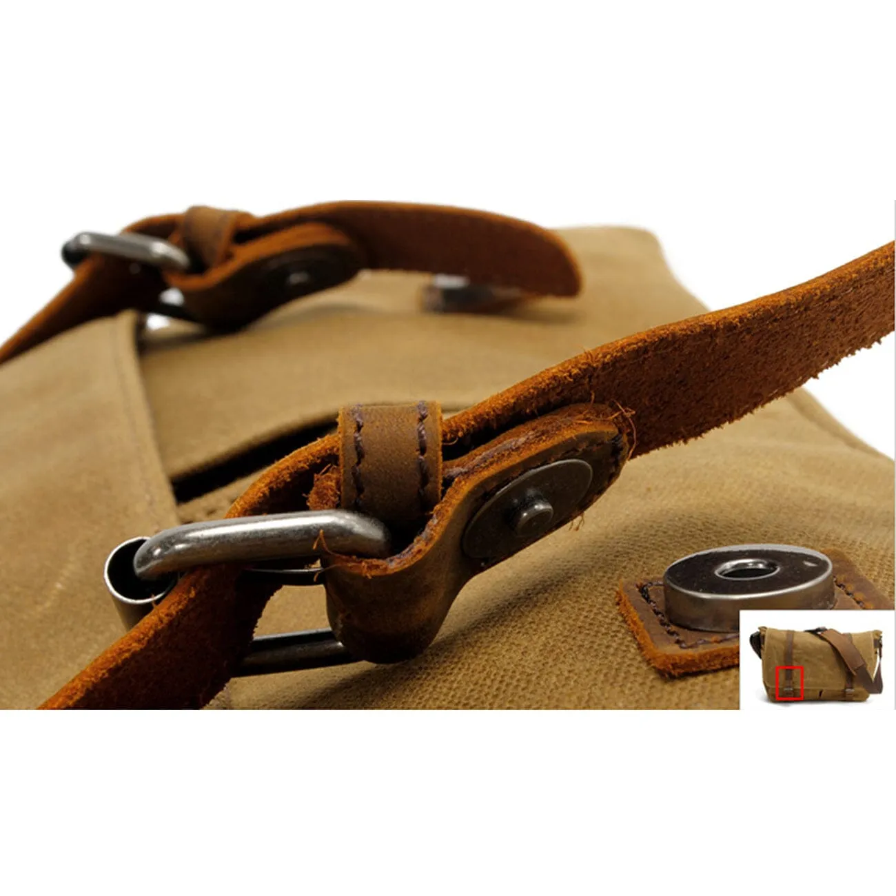 Leinwand-Laptop-Messenger-Tasche | CHICAGO
