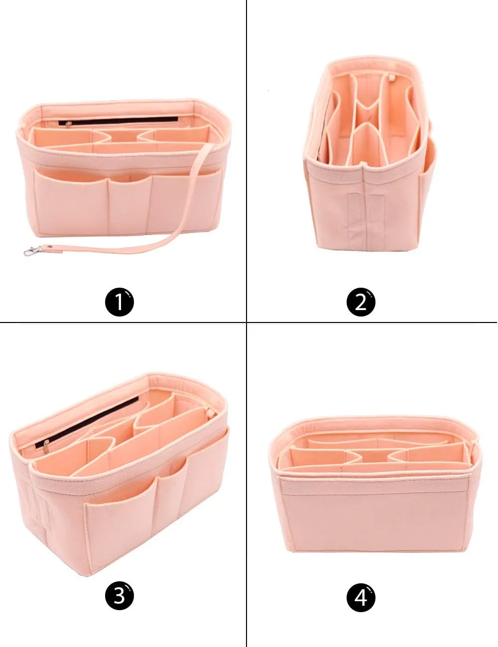 LEXSION Felt Insert Bag Organizer Bag In Bag For Handbag Purse Organizer Fits Speedy Neverful