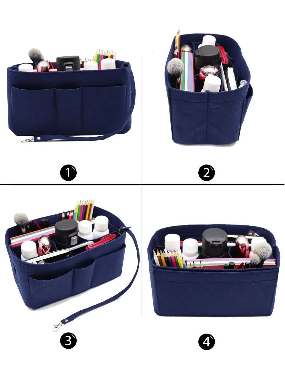 LEXSION Felt Insert Bag Organizer Bag In Bag For Handbag Purse Organizer Fits Speedy Neverful