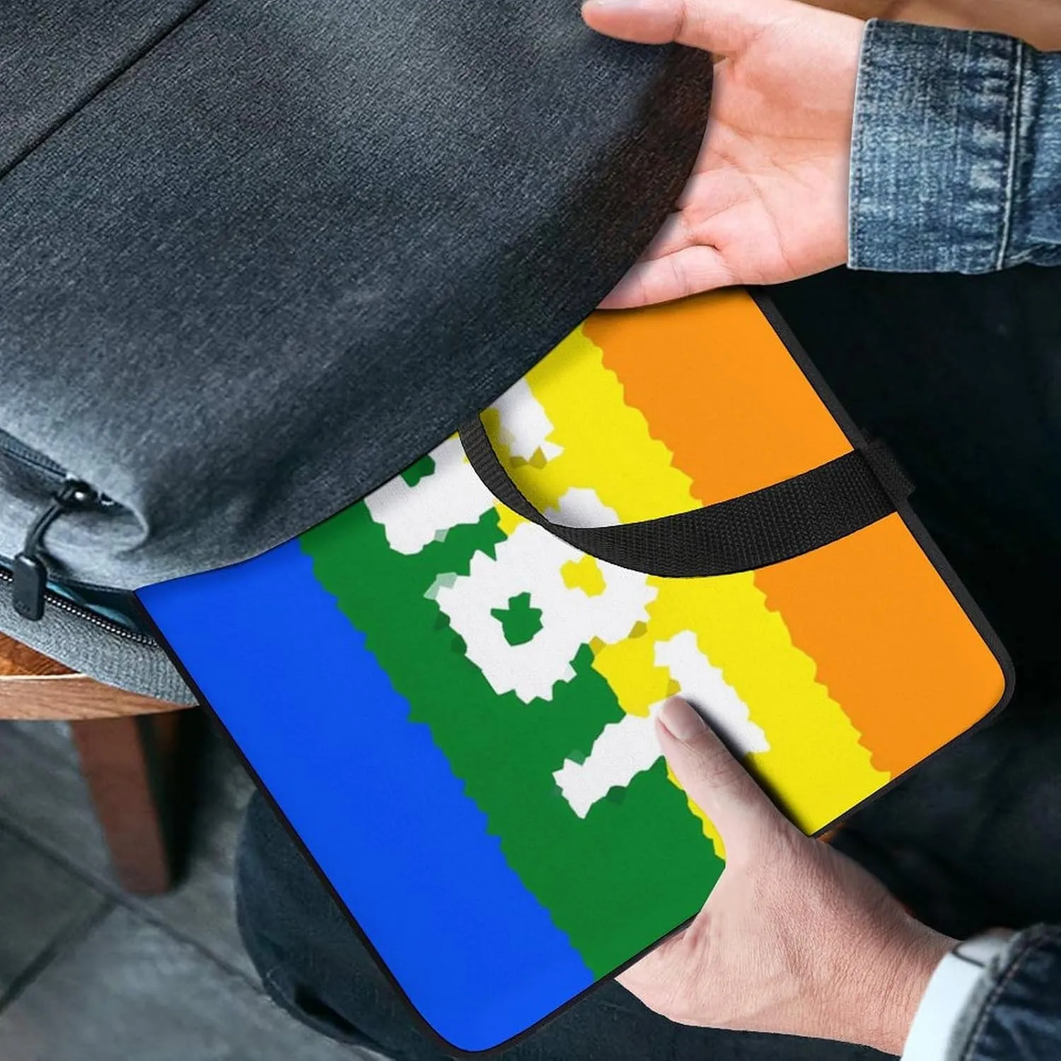 LGBT Flag Lesbian Gay Laptop Sleeve Bag Computer Protective Case Handbag Shoulder Bags