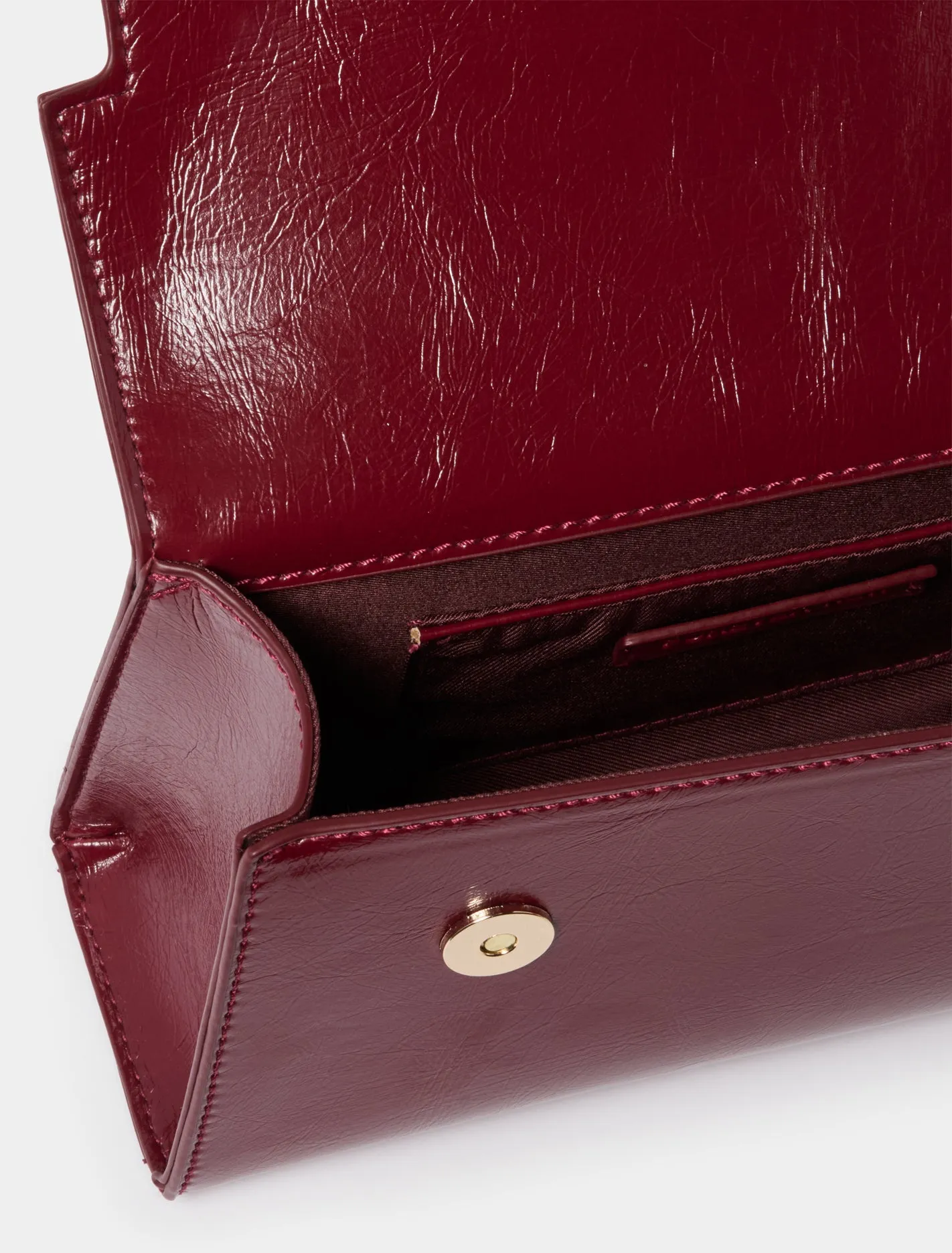 Liana Lock Detail Top Handle Bag