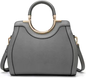 LJOSEIND Women’s Handbags Designer Purses Satchel Totes Structured Shoulder Bags