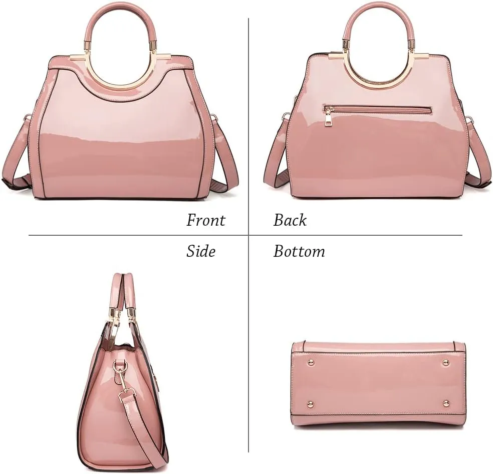LJOSEIND Women’s Handbags Designer Purses Satchel Totes Structured Shoulder Bags