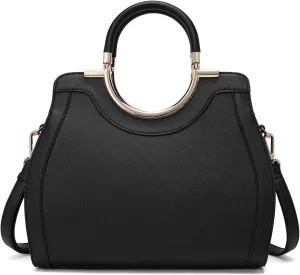 LJOSEIND Women’s Handbags Designer Purses Satchel Totes Structured Shoulder Bags