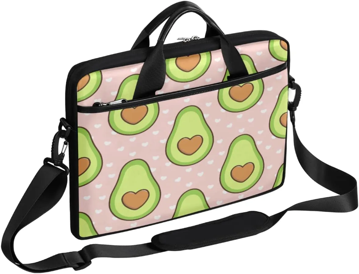 Love Letters Laptop Shoulder Messenger Bag Waterproof Laptop Briefcase Handle Padded Strap