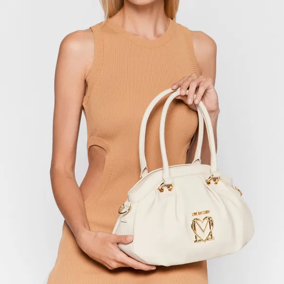 L.O.V.E M.O.S.C.H.I.N.O Avorio Handbag