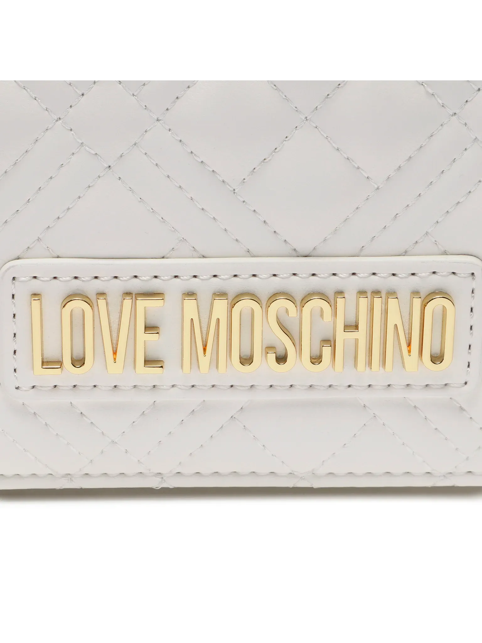 L.O.V.E M.O.S.C.H.I.N.O Quilted/Flap with Magnetic Snap Small ladies Handbag