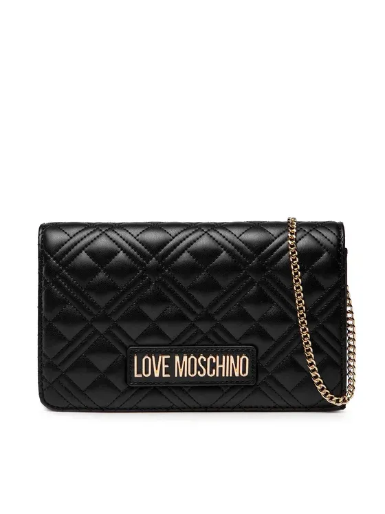 L.O.V.E M.O.S.C.H.I.N.O Quilted/Flap with Magnetic Snap Small ladies Handbag