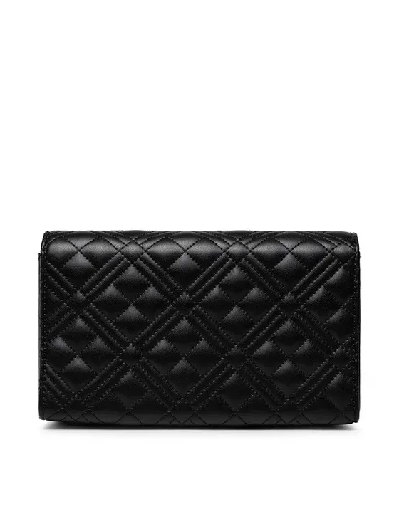 L.O.V.E M.O.S.C.H.I.N.O Quilted/Flap with Magnetic Snap Small ladies Handbag