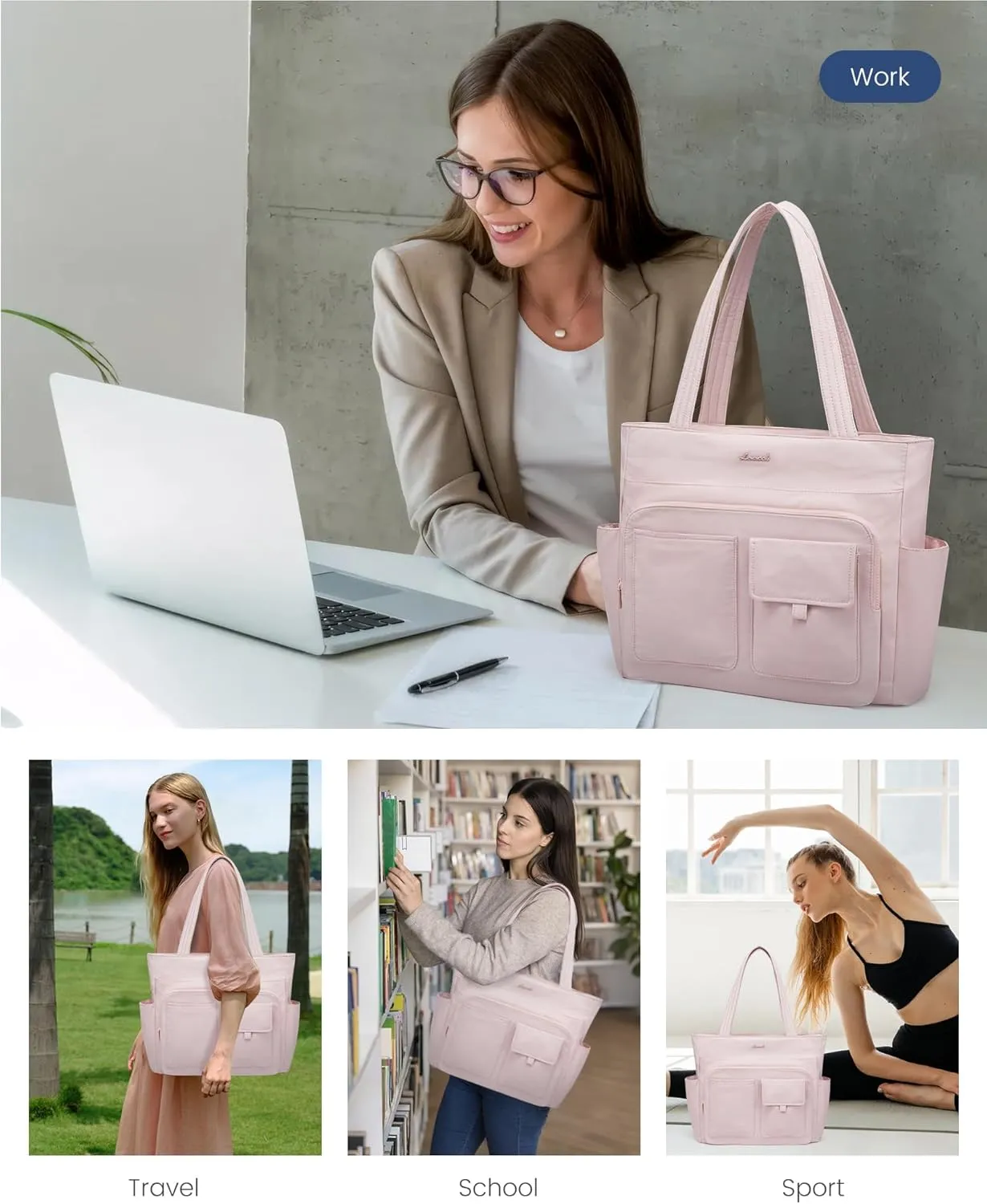 LOVEVOOK laptop Tote Bag For Women