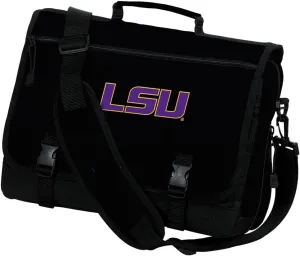 LSU Laptop Bag LSU Tigers Computer Bag or Messenger Bag